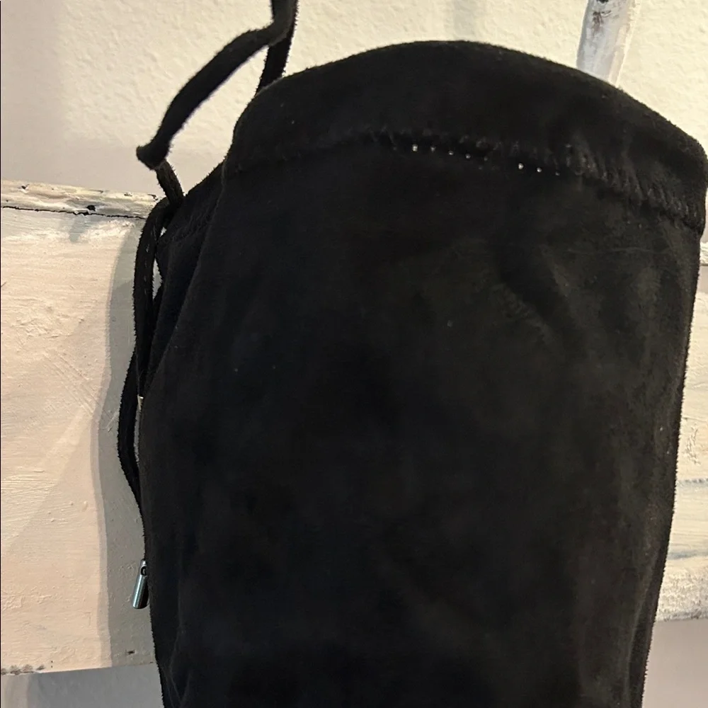 New Stylish Black Over the Knee Boots size 11